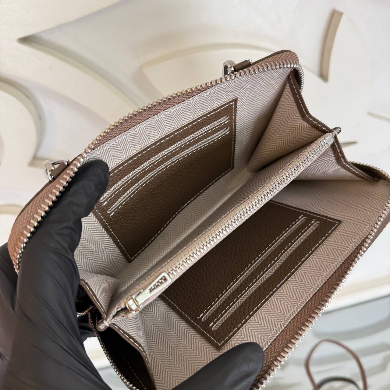 Hermes H Passant Phone Wallet with Strap görsel 5