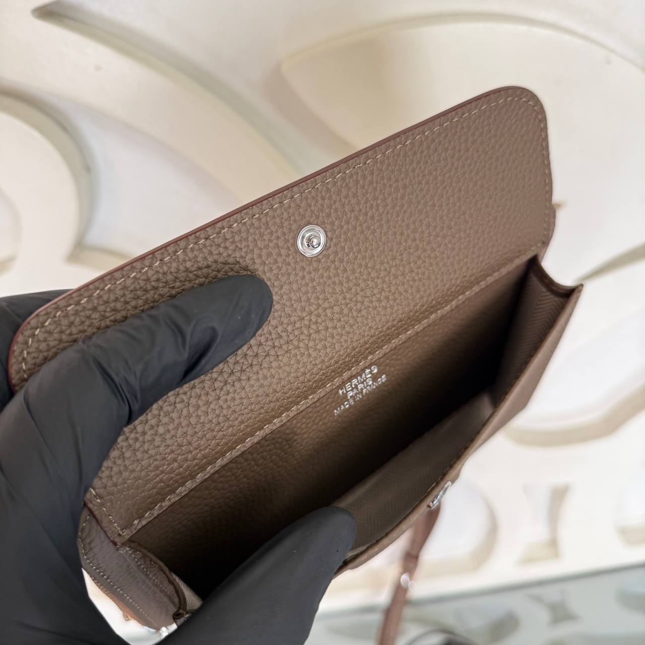 Hermes H Passant Phone Wallet with Strap görsel 4