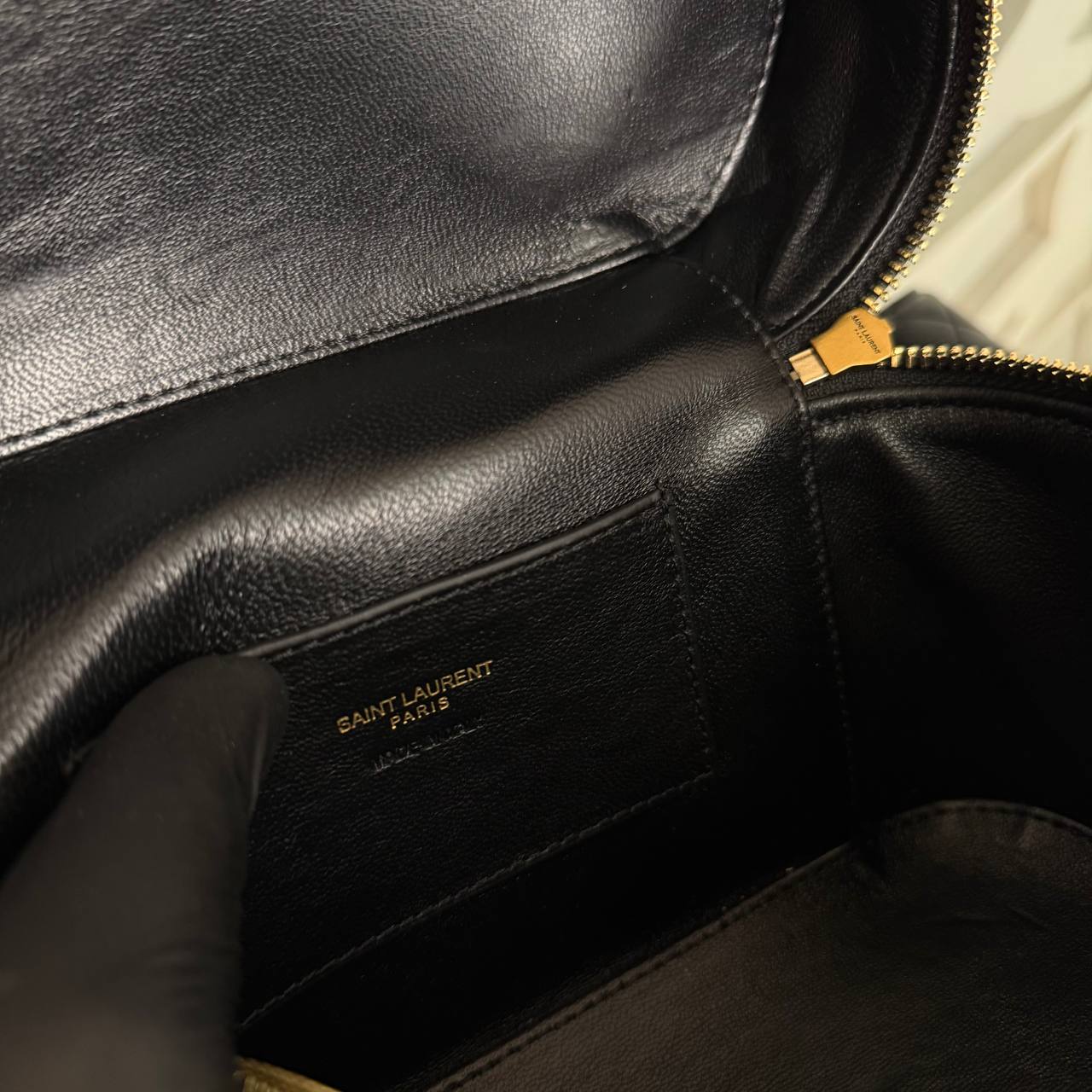 Saint Laurent Gaby Vanity Medium Bag in Lambskin görsel 4