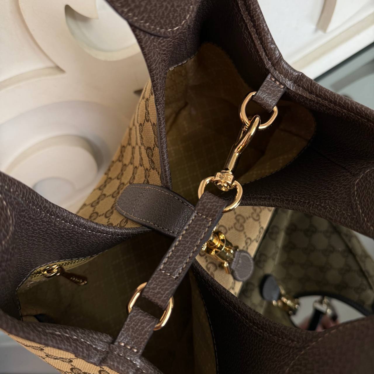 Gucci Mercato Tote Bag Small görsel 5