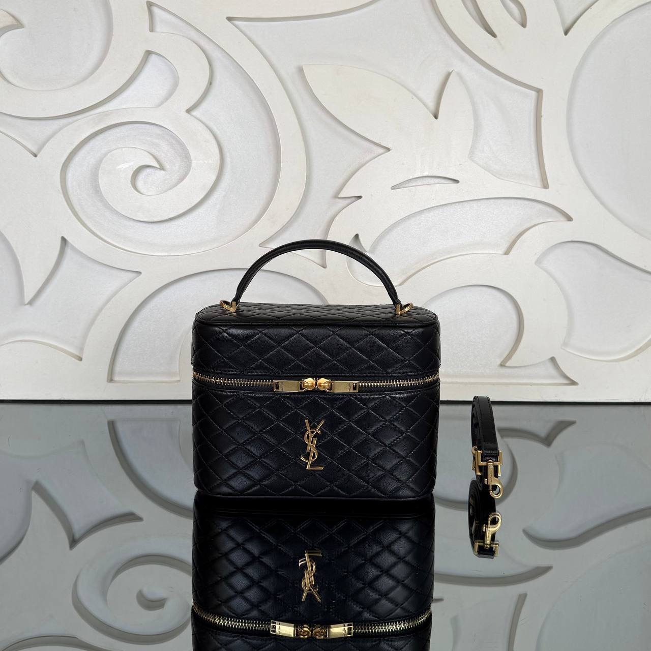 Saint Laurent Gaby Vanity Medium Bag in Lambskin